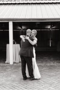 first dance at Beaumont farms