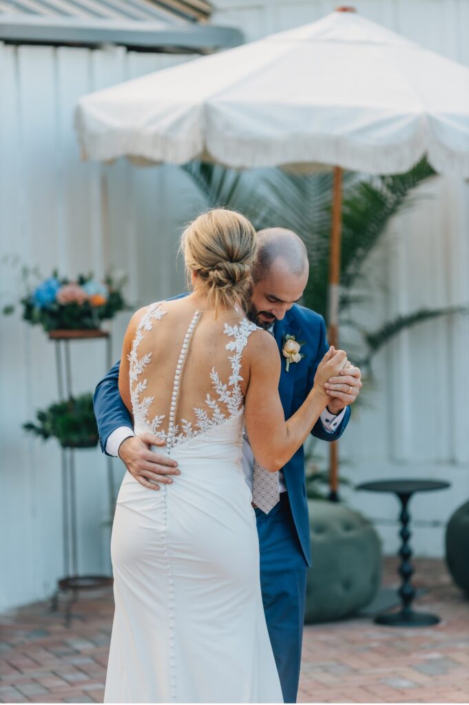 first dance at Beaumont farms