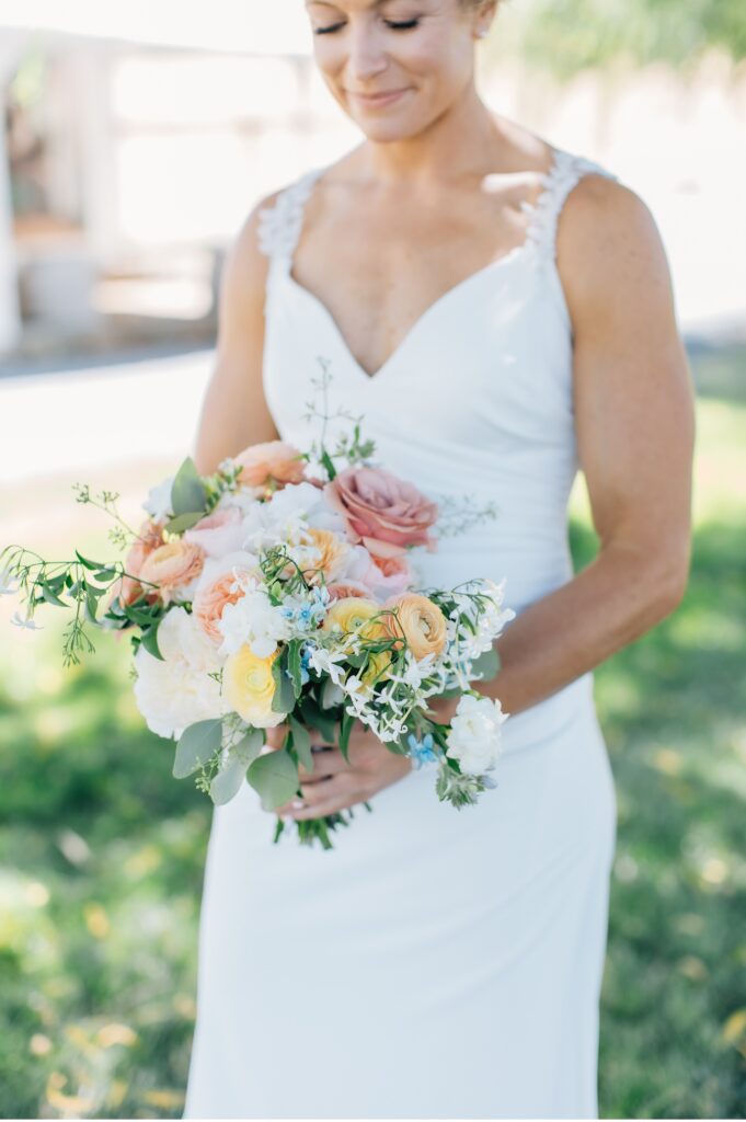 bridal bouquet at Beaumont farms