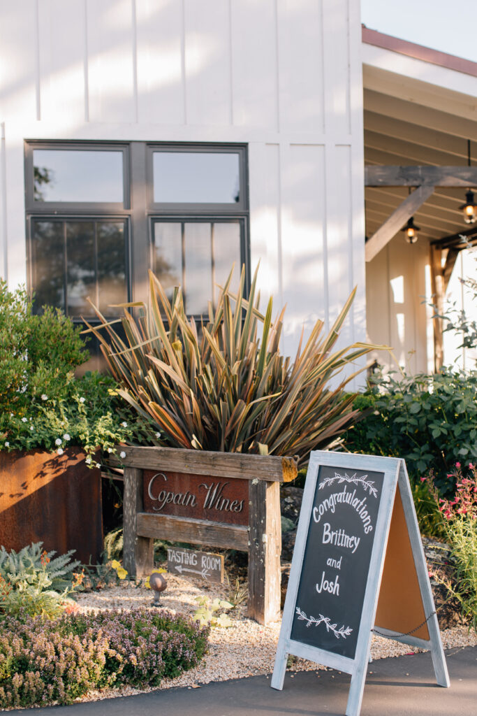 copain winery wedding in healdsburg 