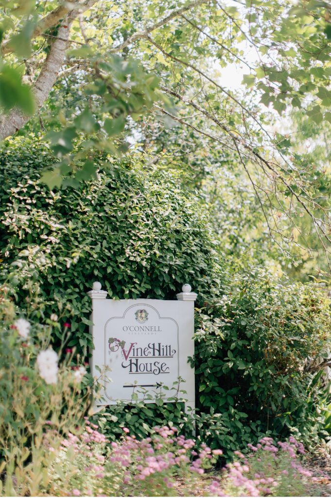 vine hill house wedding