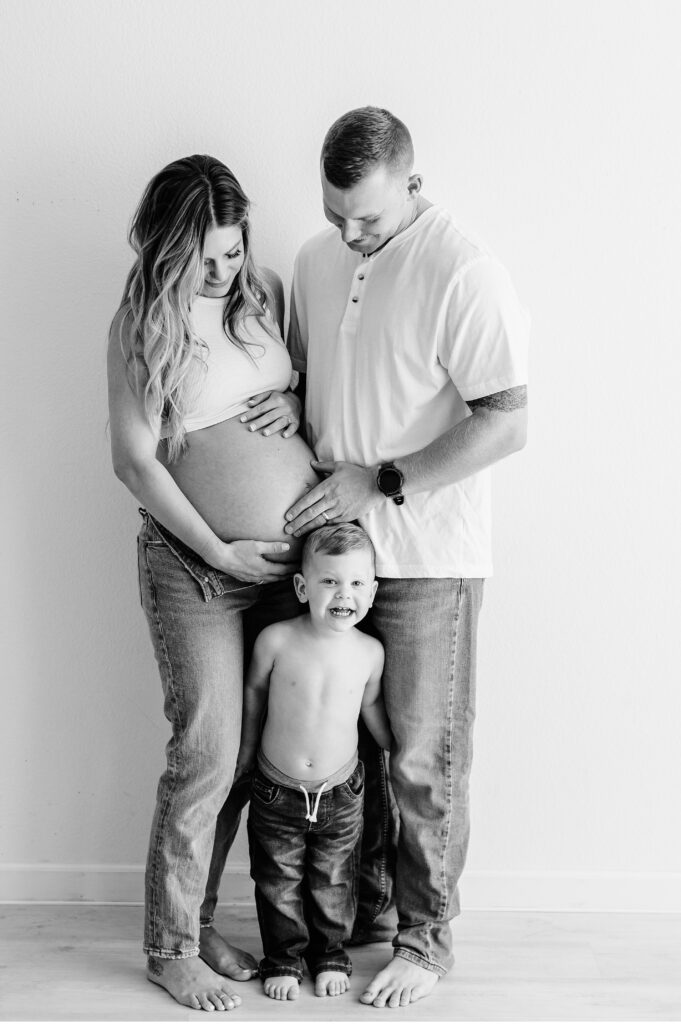 sonoma county portrait studio maternity session