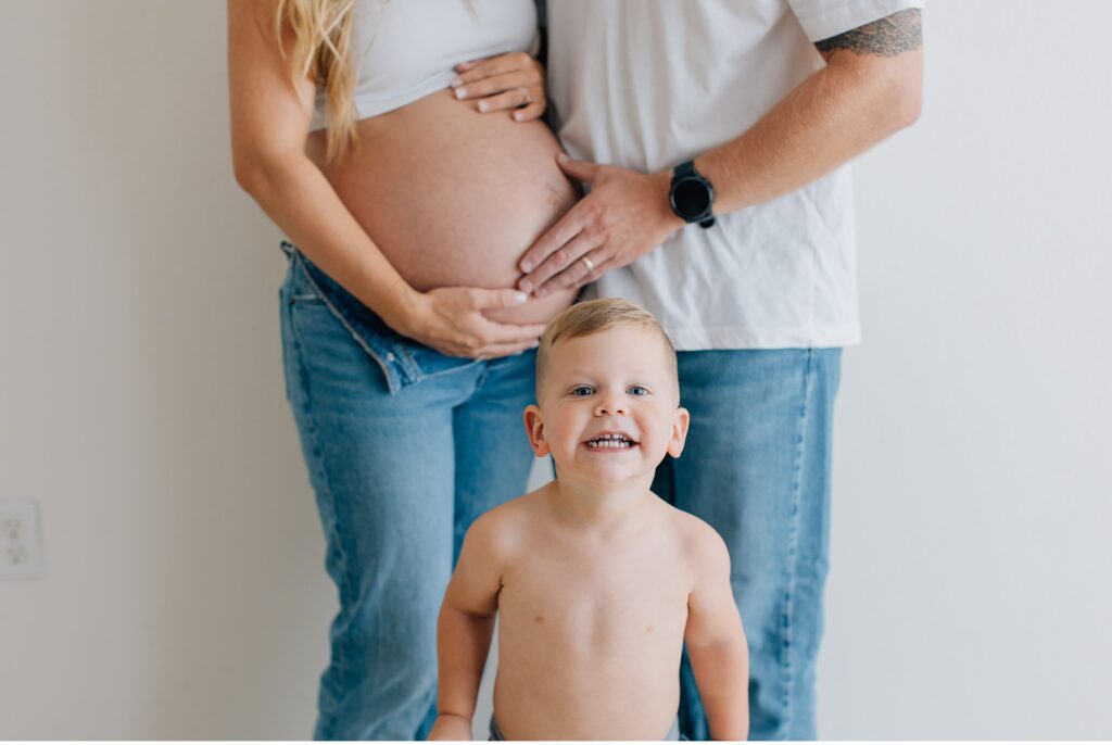 sonoma county portrait studio maternity session