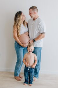 sonoma county portrait studio maternity session