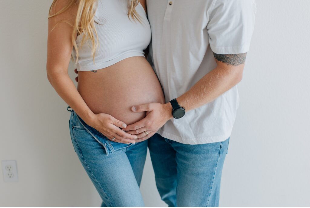 studio maternity photographer sonoma county 