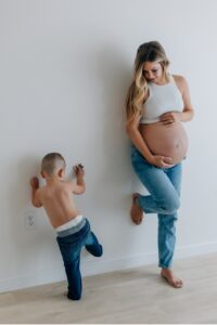 family maternity session sonoma county