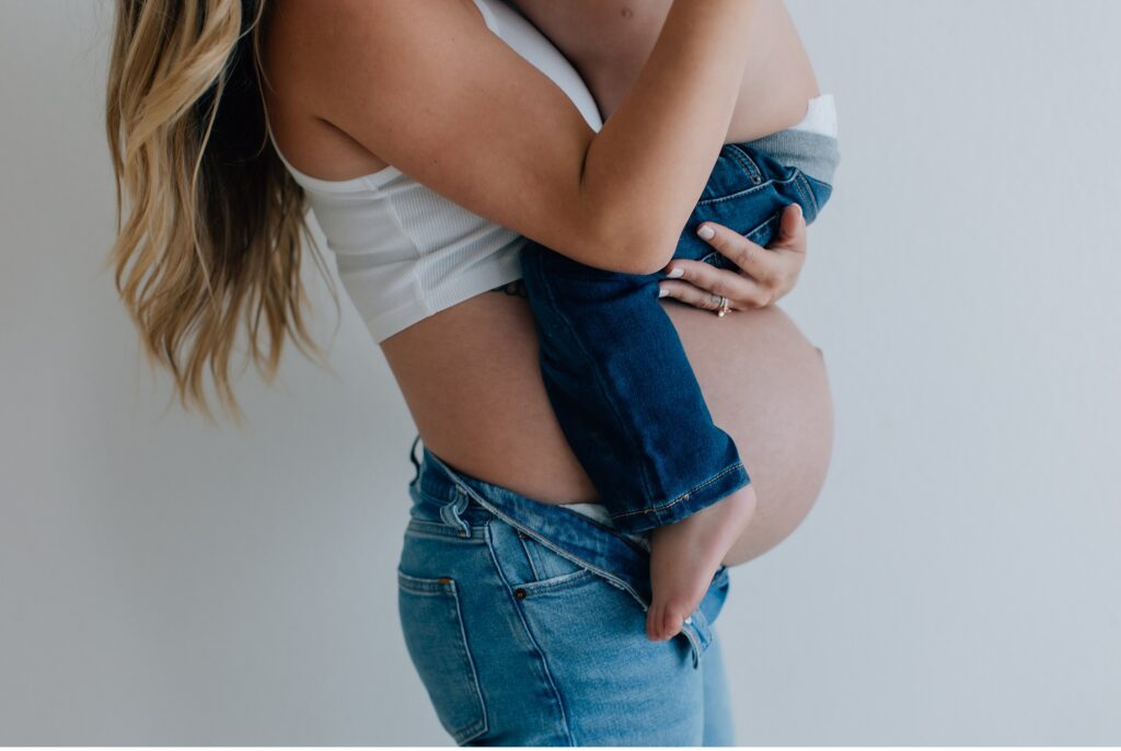maternity studio session in sonoma county