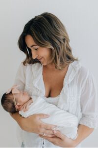 mom and newborn