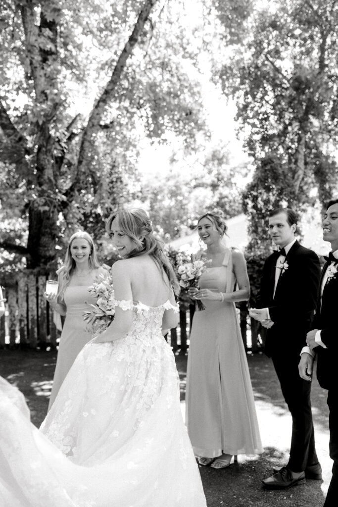 Bridal party at Rus Farm wedding