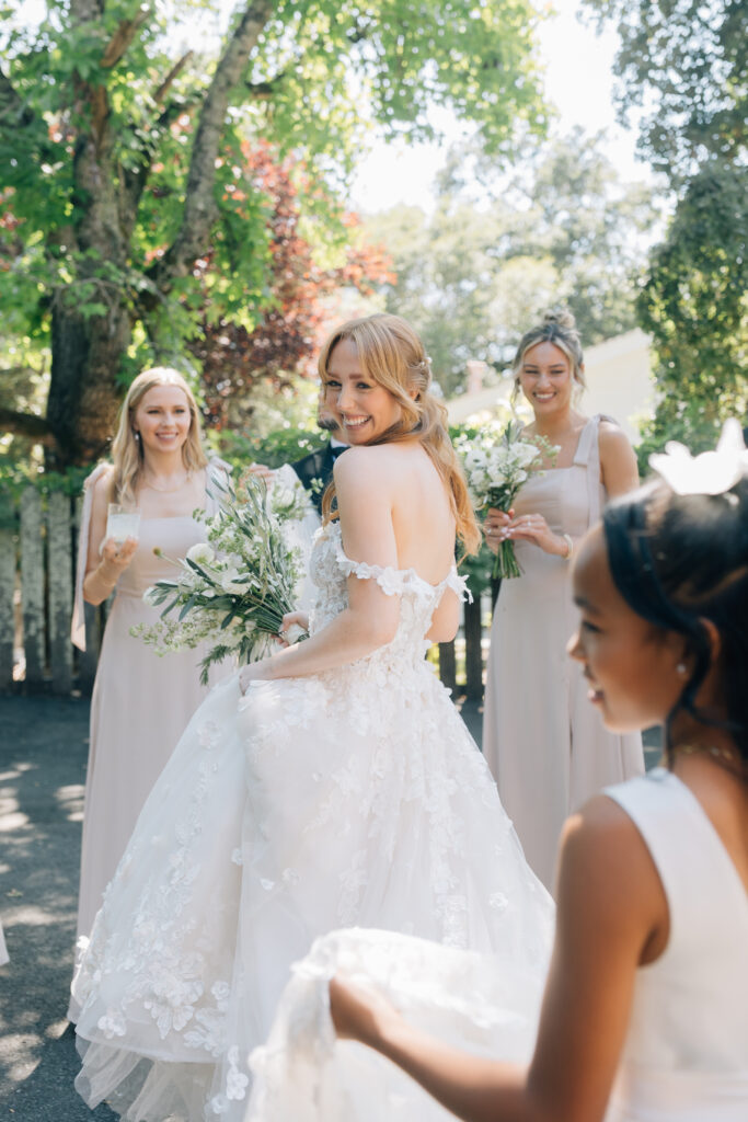 Bridal party at Rus Farm wedding