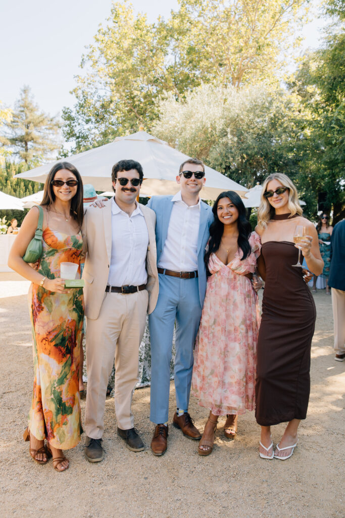 Cocktail hour at Rus Farm Healdsburg