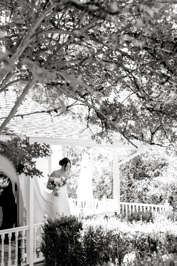 bridal suite at Rus Farm wedding Healdsburg 