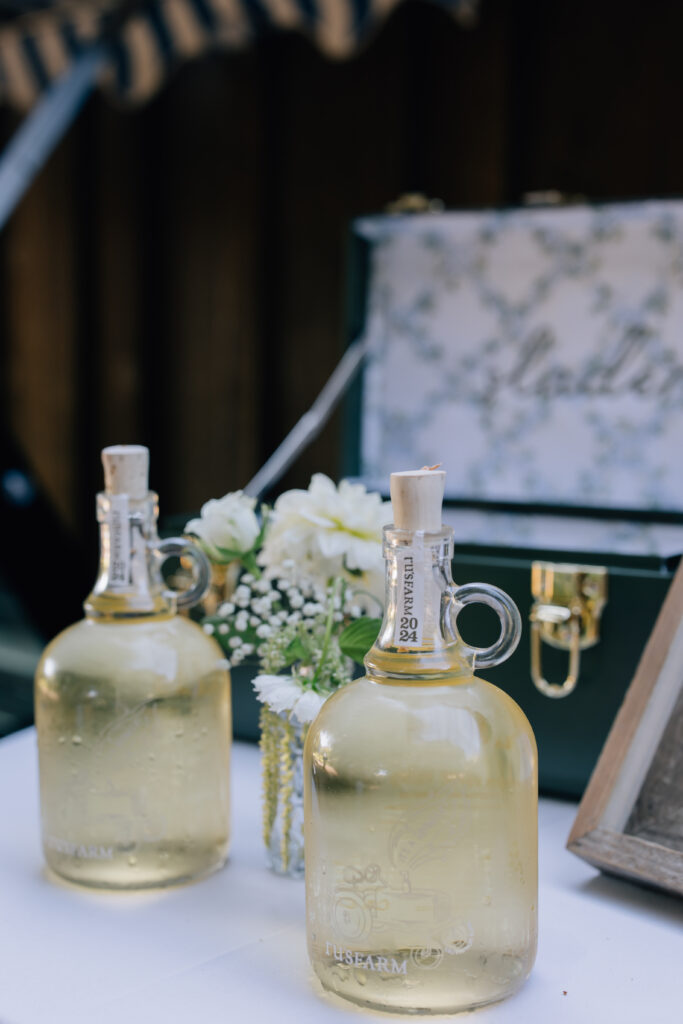 reception at Rus farm Healdsburg wedding