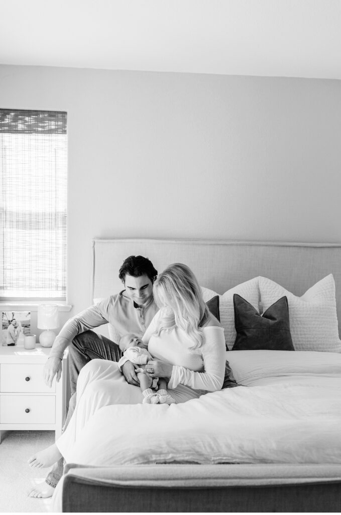 sonoma in home newborn photo session