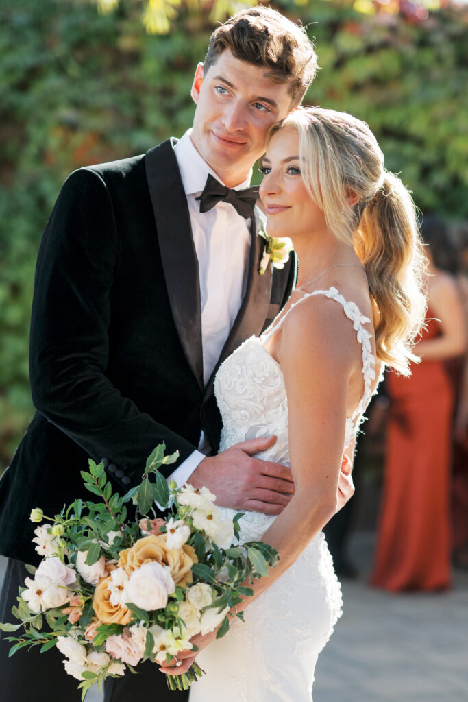 wedding party at viansa winery wedding