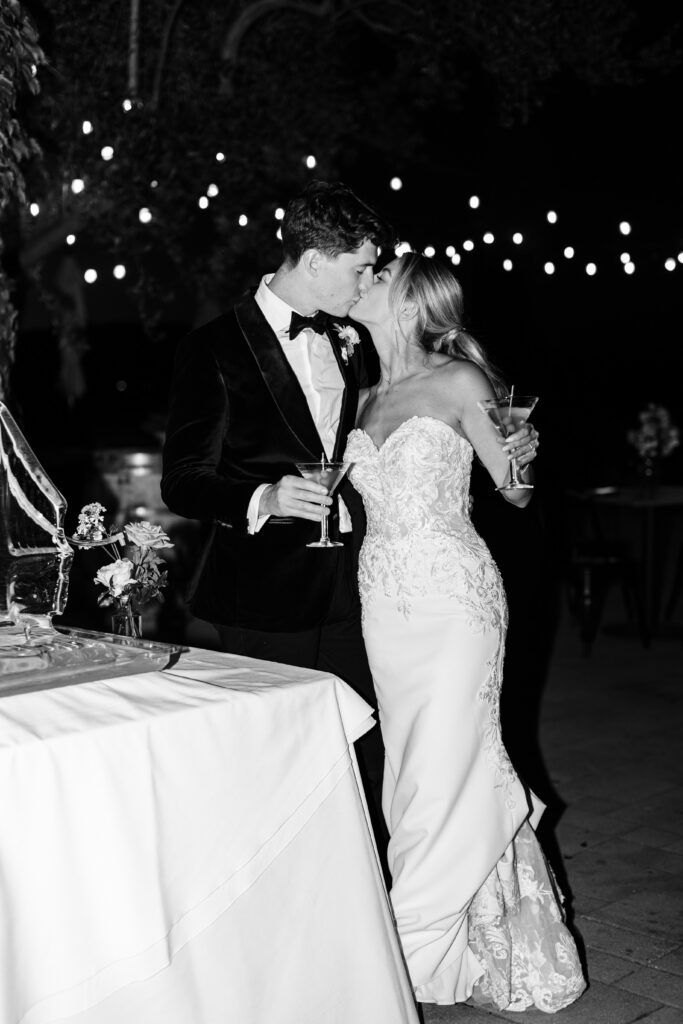 ice sculpture at viansa winery wedding