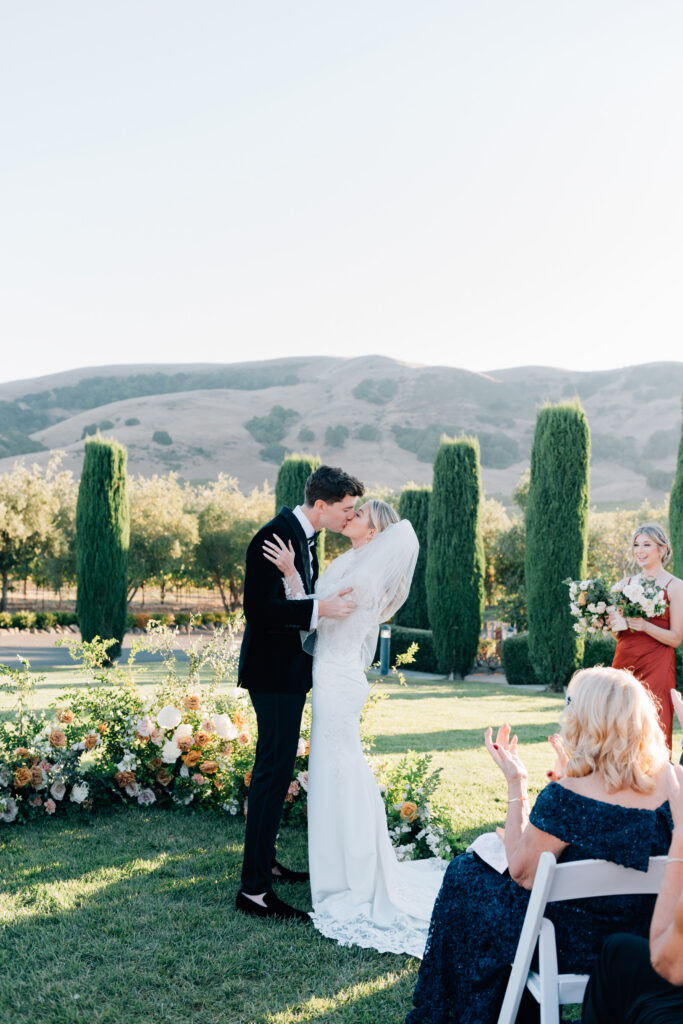 ceremony at viansa winery 