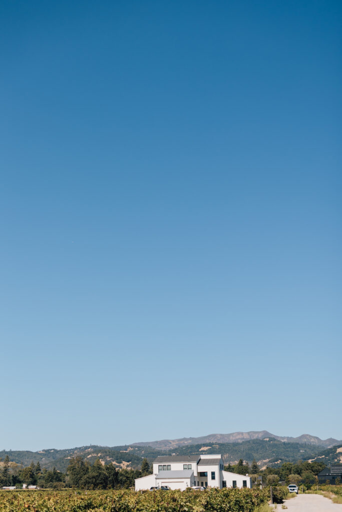 getting ready location for sonoma winery wedding