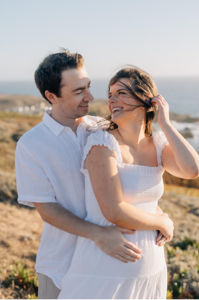 couples portraits at the beach