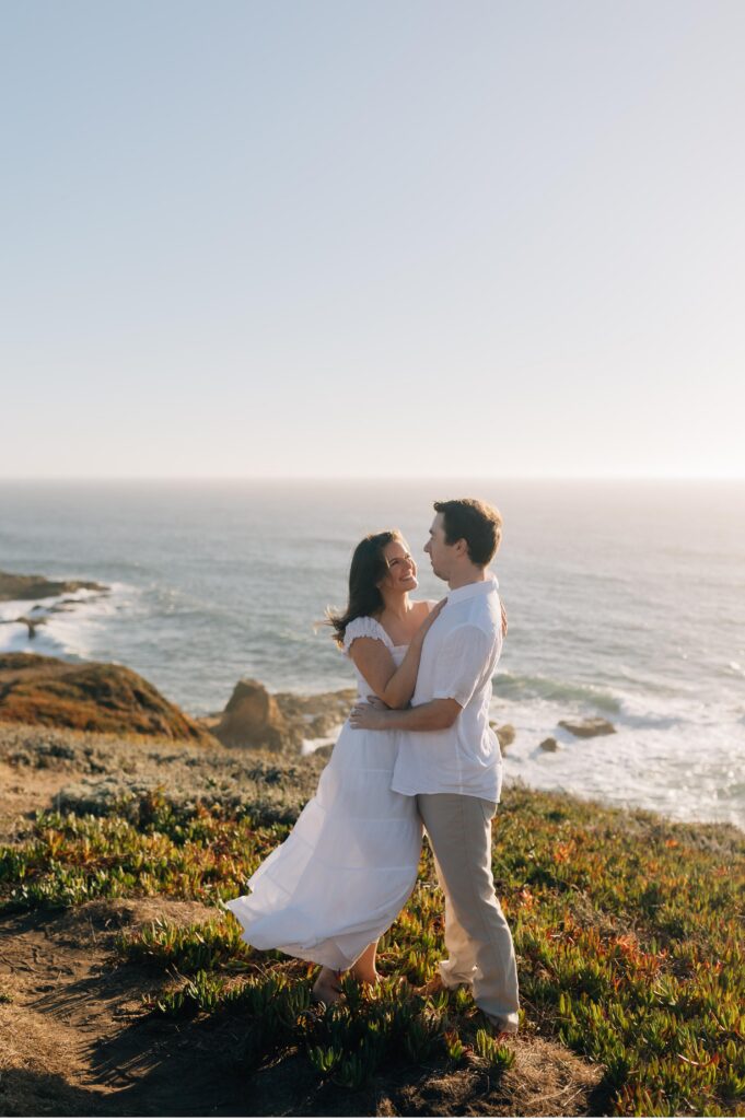 engagement session at bodega bay
